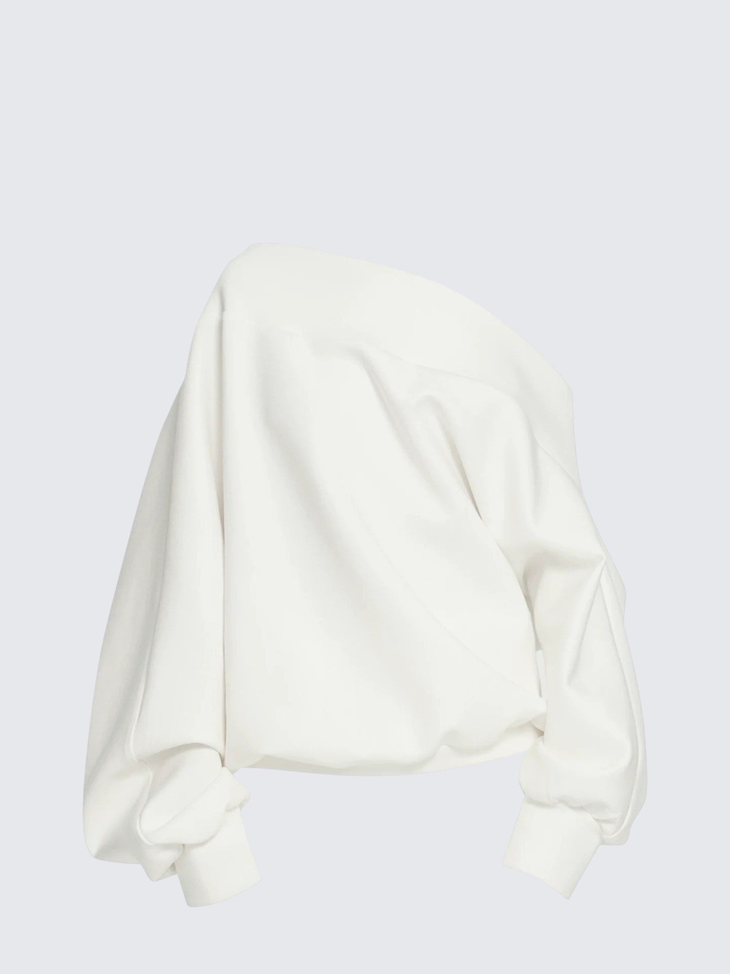 Slant Shoulder Loose Sweatshirt Women