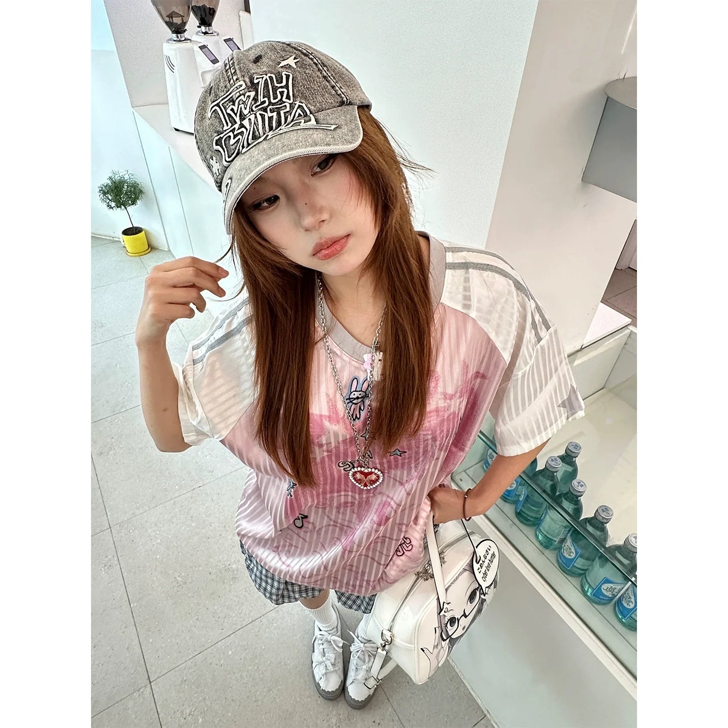 American Vintage Pink Jersey Tee