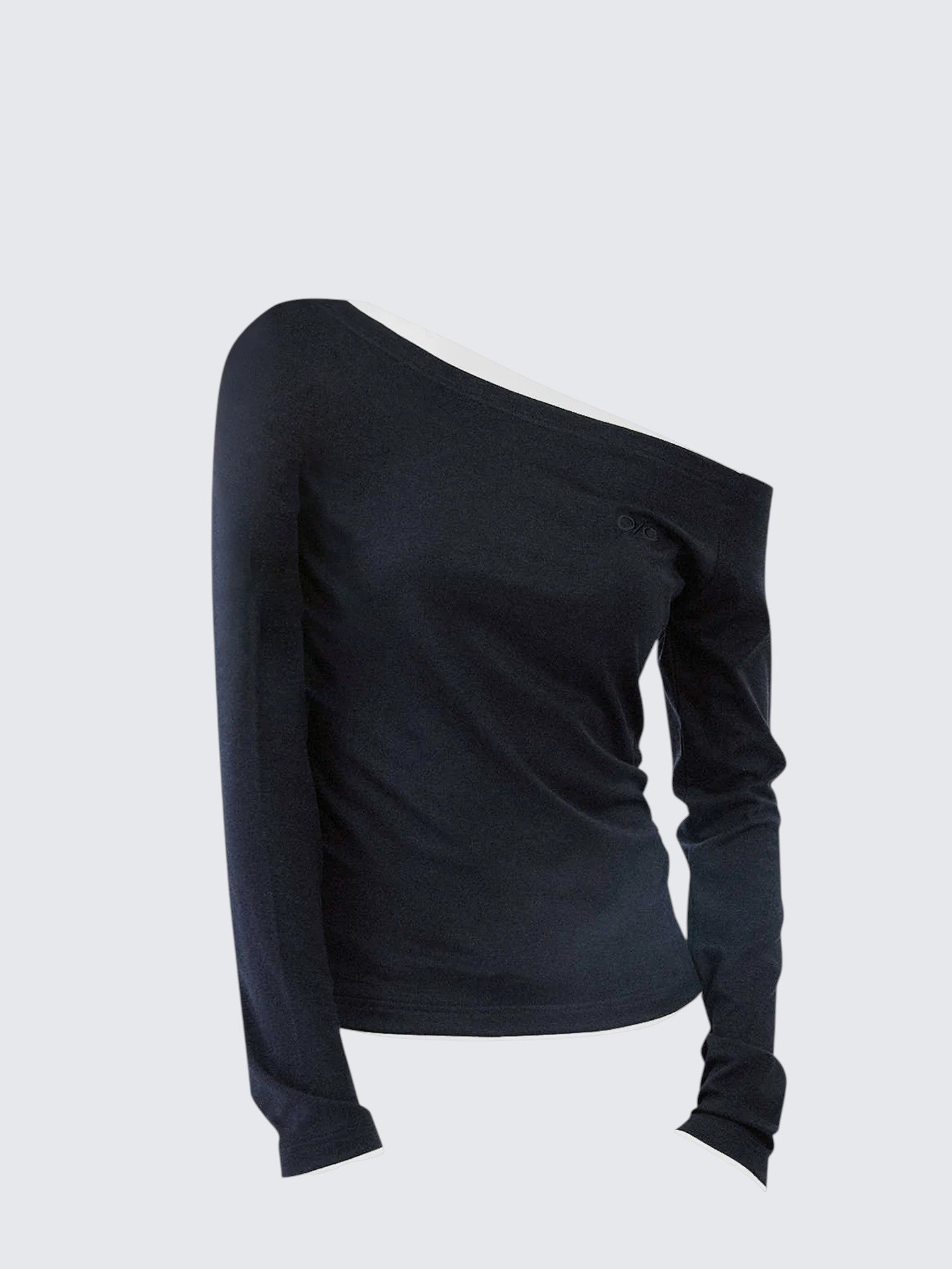 Off-Shoulder Layered Long Sleeve Tee