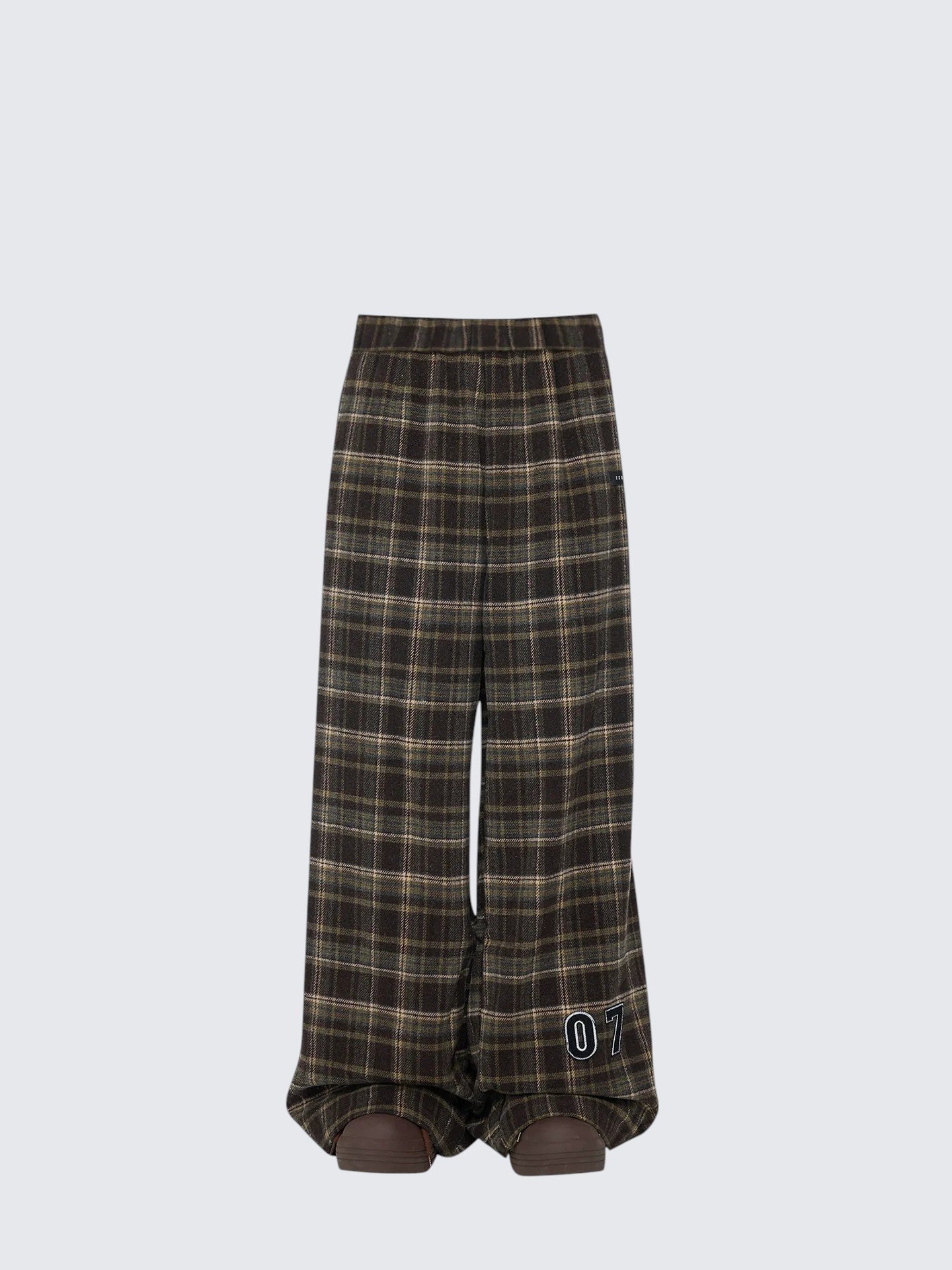 Vintage Wool Plaid Trousers