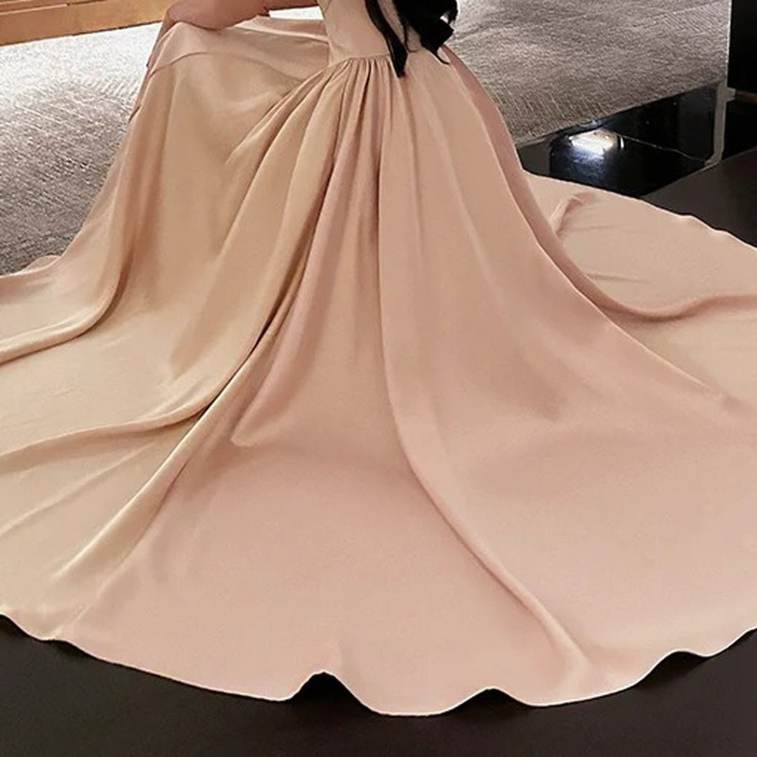 A-Line Tank Gown Prom Dress