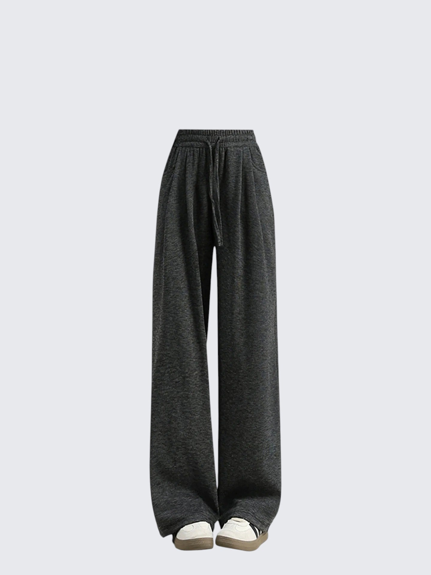 Dark Gray Wide Leg Pants Women