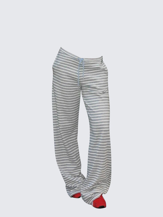 American Vintage Striped Wide-Leg Pants