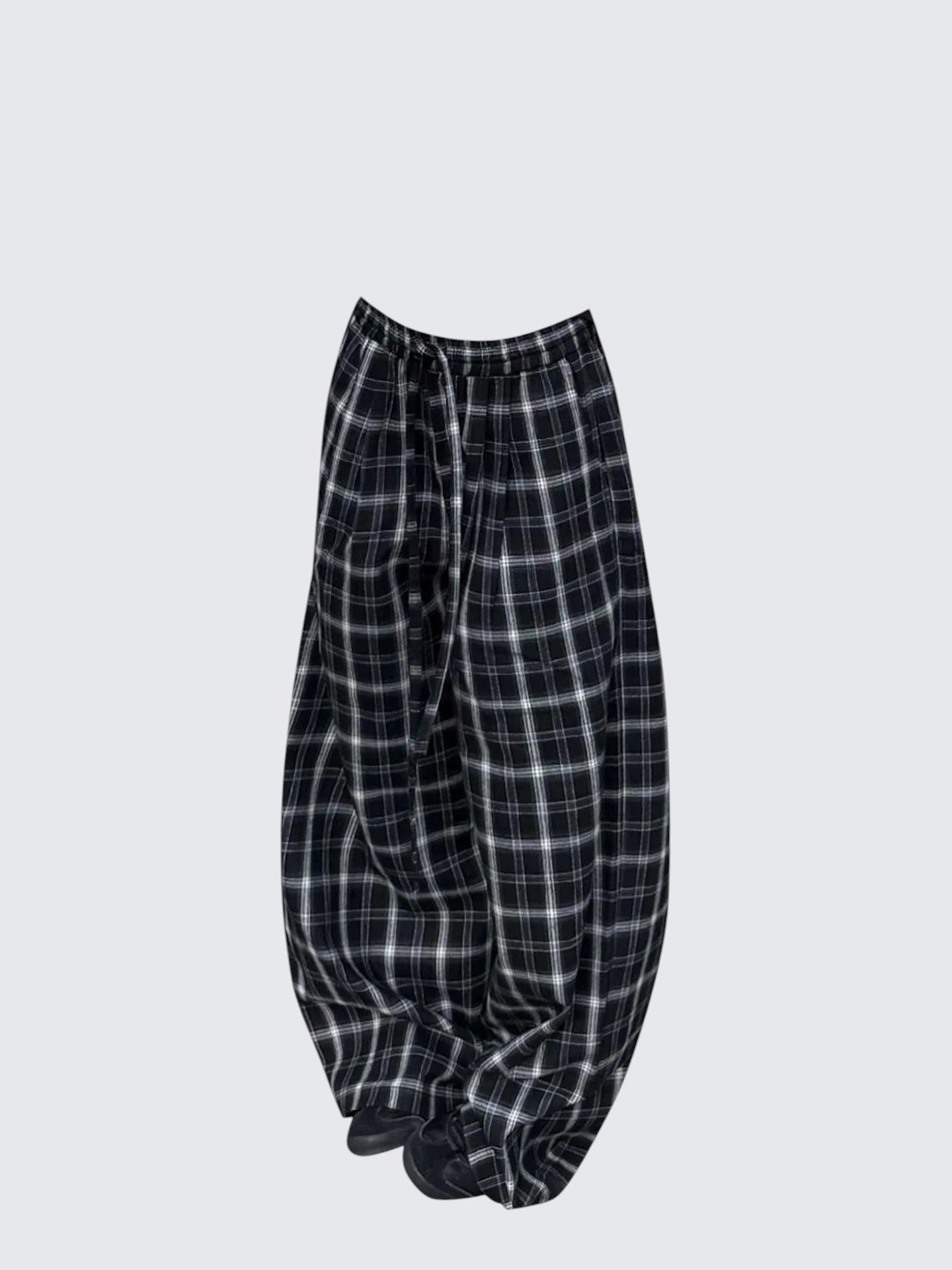 American Vintage Plaid Relaxed Pants