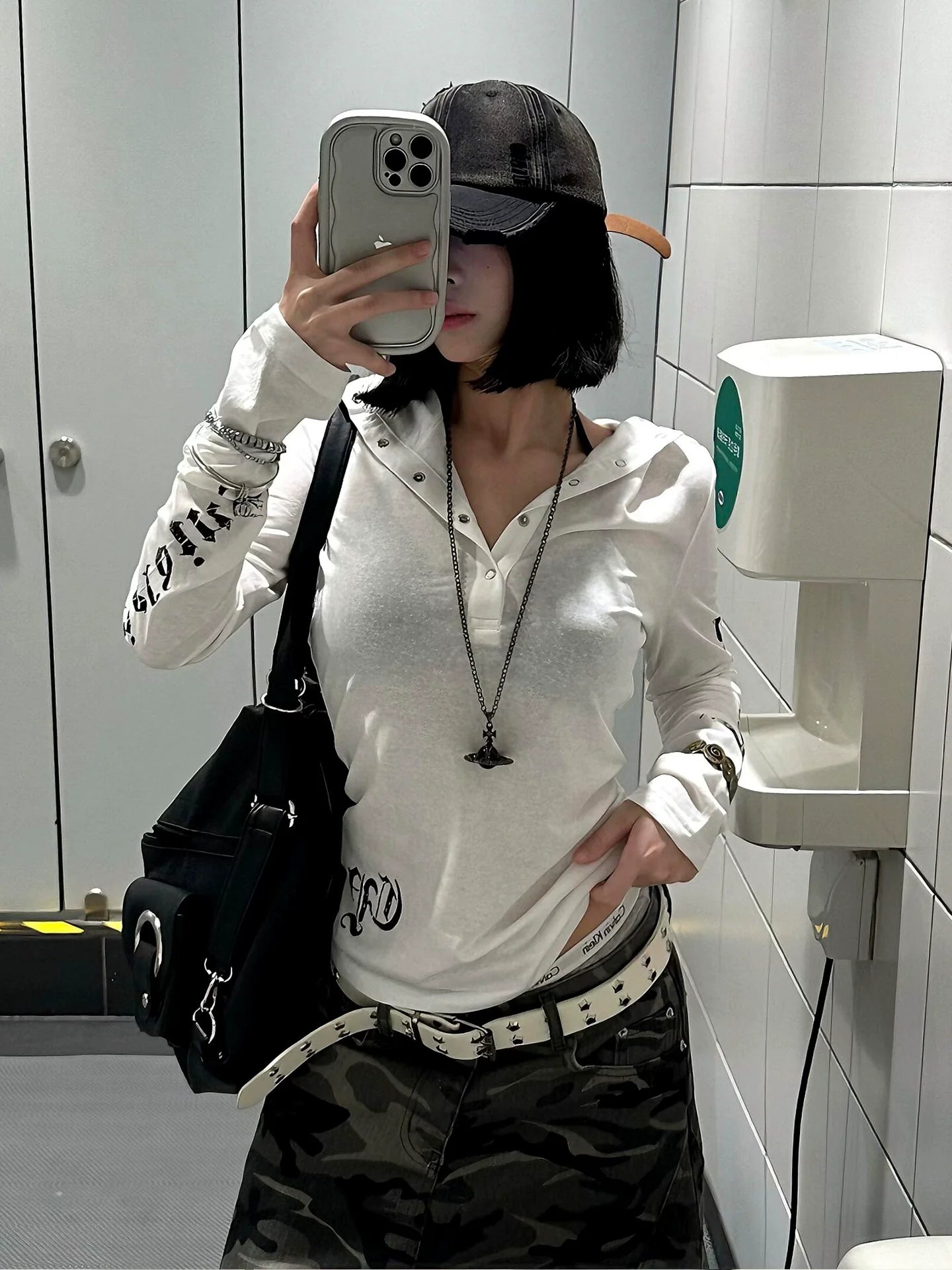 Y2K Punk Sun Protection Hoodie