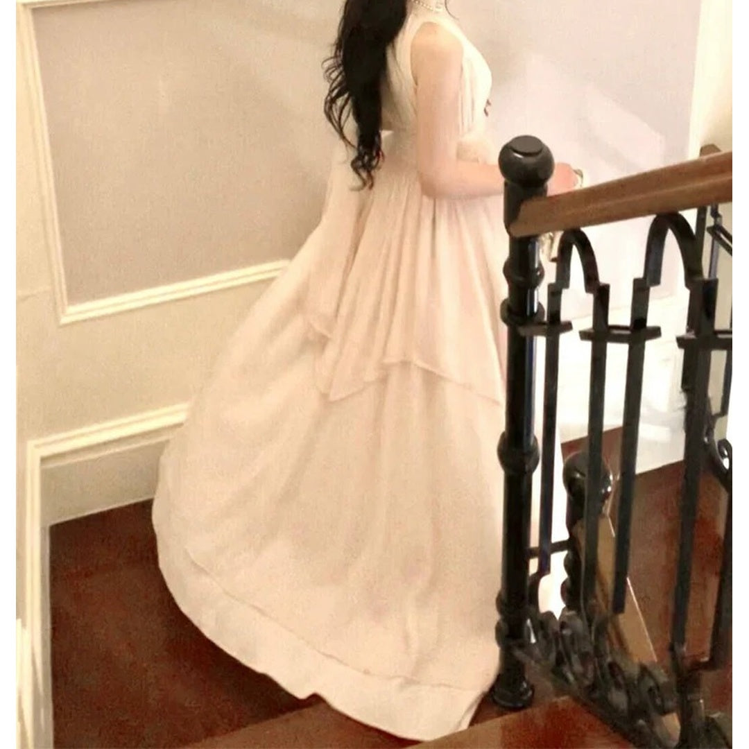 Embroidered High-End Fairy Gown Dress