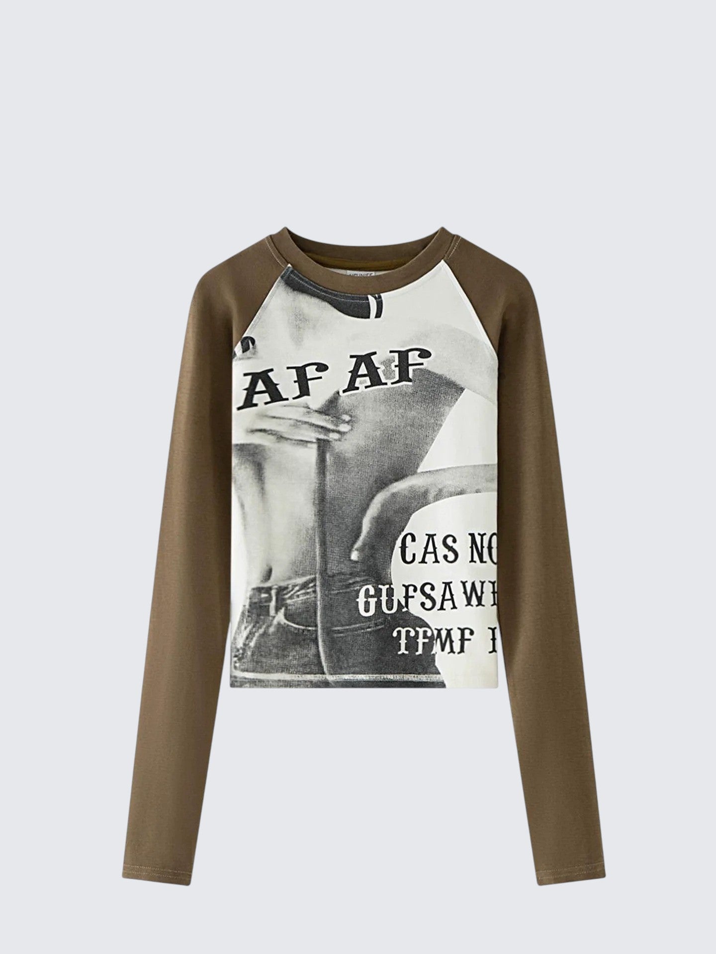 American Baddie Colorblock Long Sleeve T-shirt