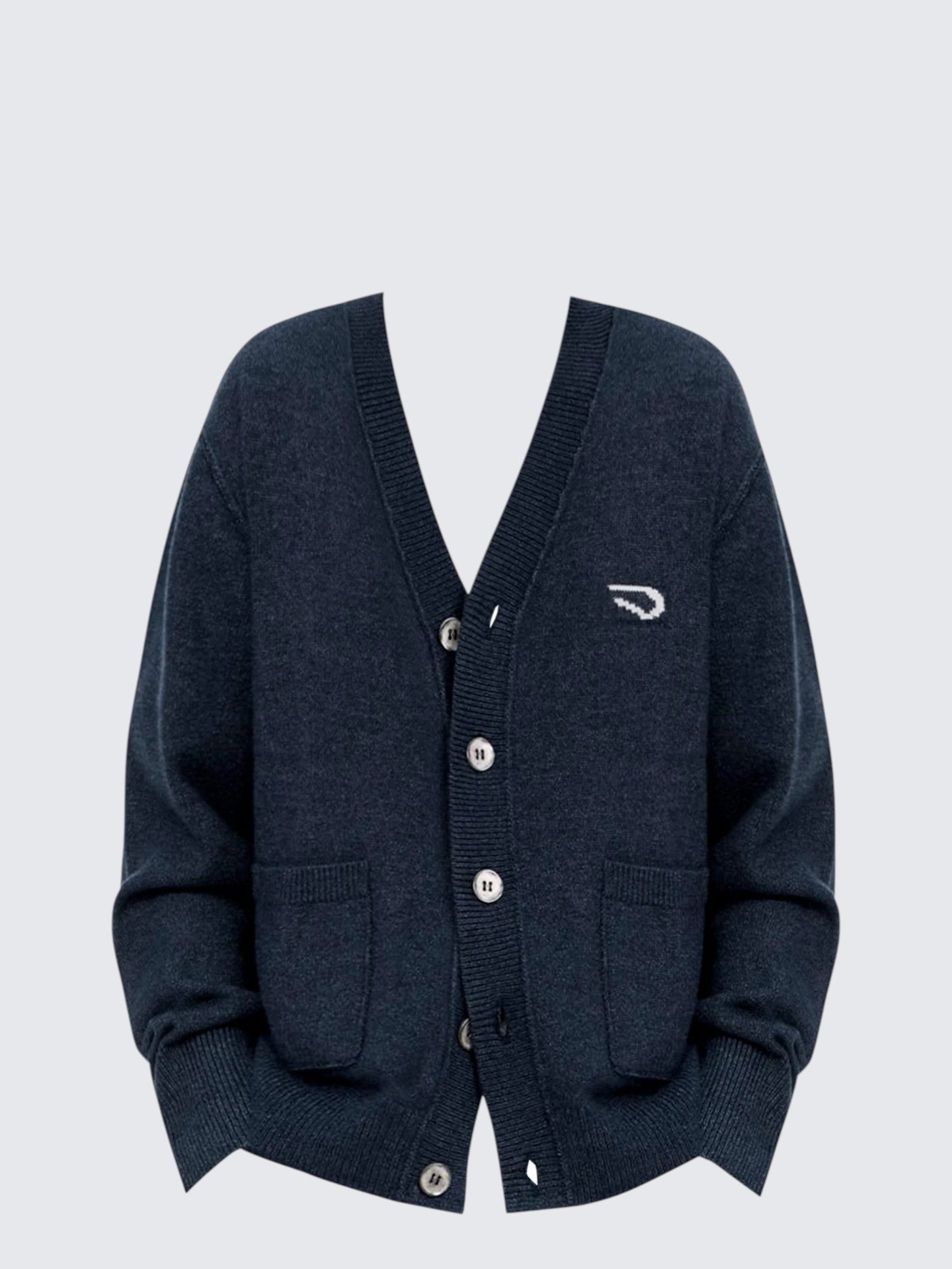 V Neck Cardigan College Style Women