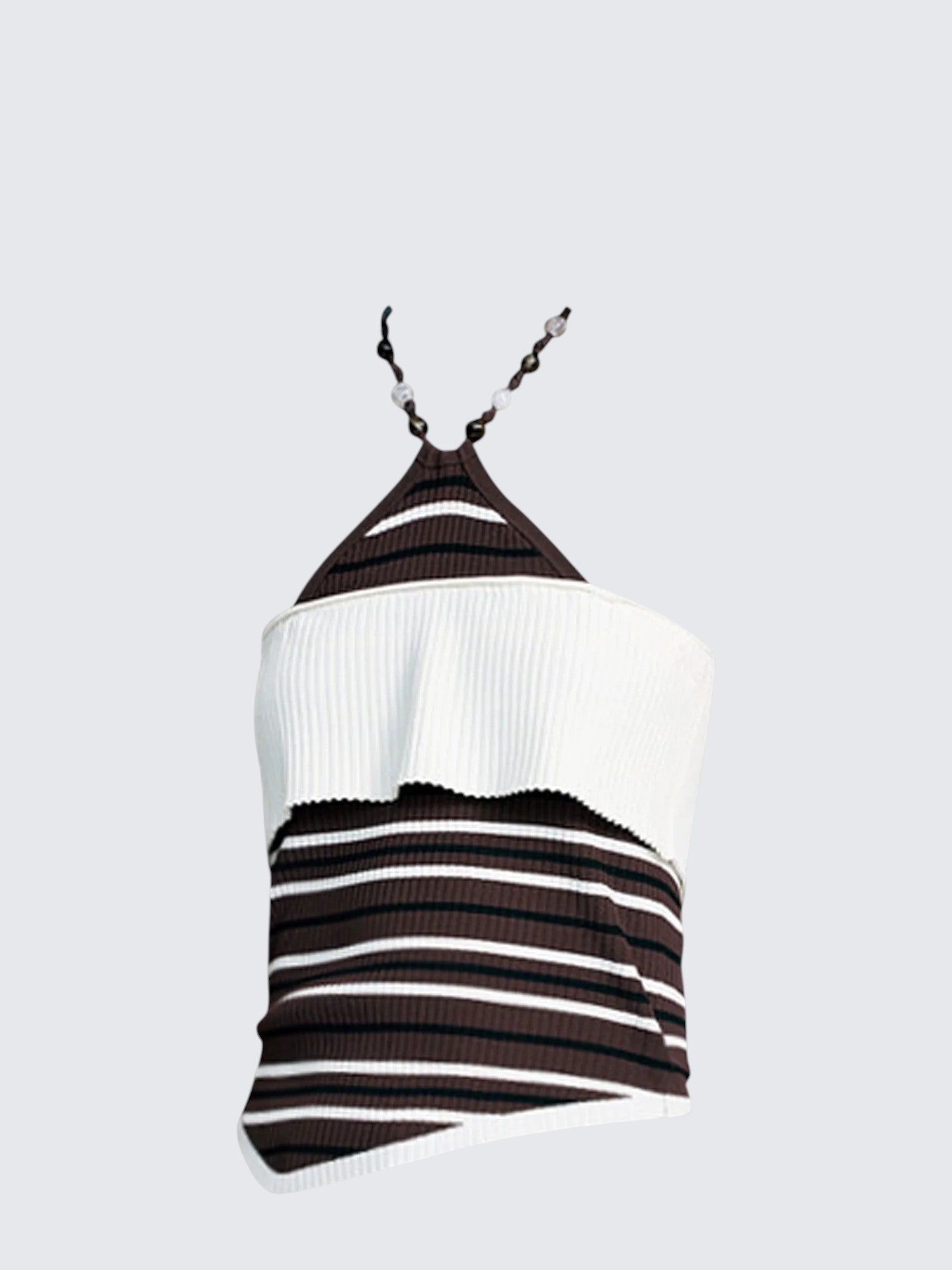 Korean Beaded Halter Cami