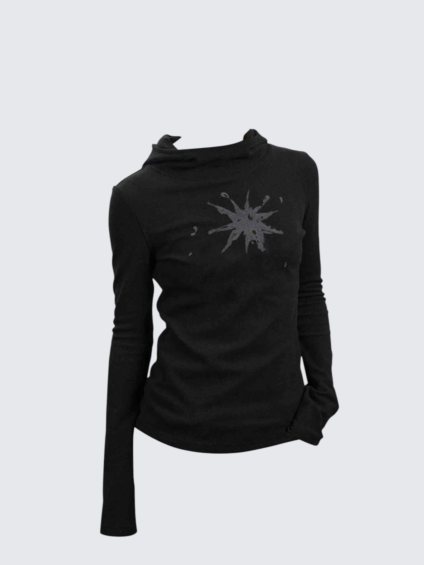 Mercury Print Hoodie Tee Women