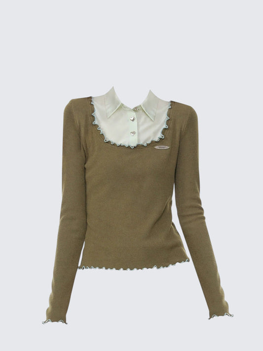 Layered Polo Tee Women