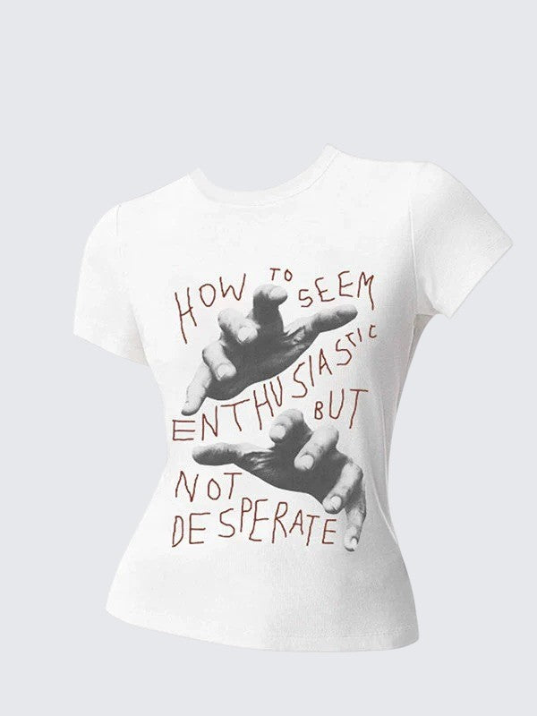 Handprint Cotton Tee