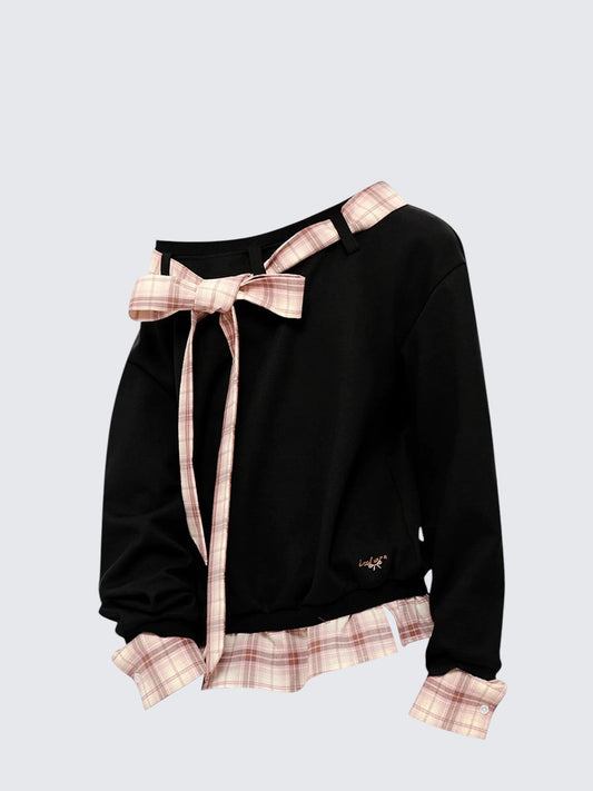 Colorblock Oversized Sweater