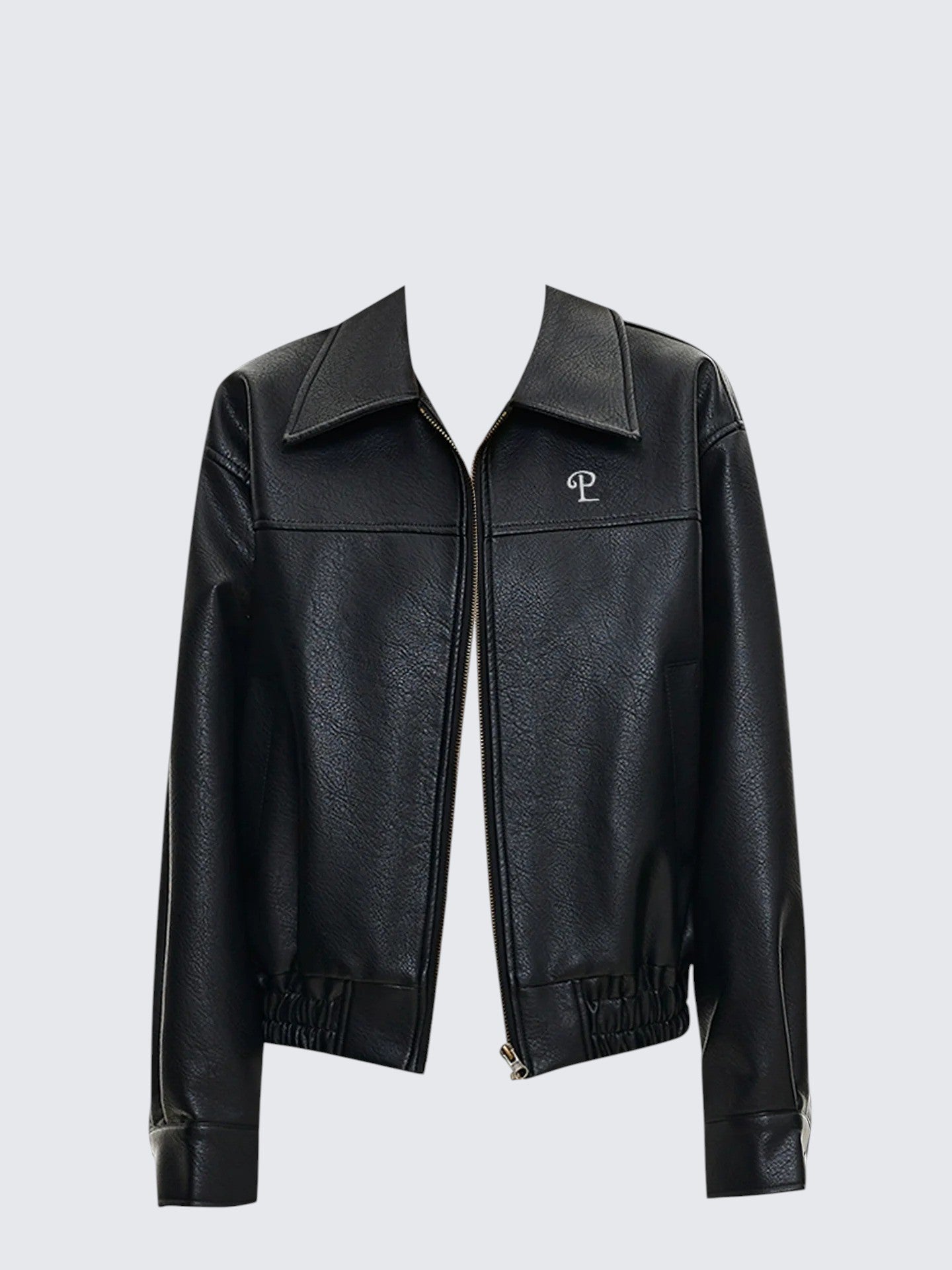 American Embroidered PU Leather Jacket