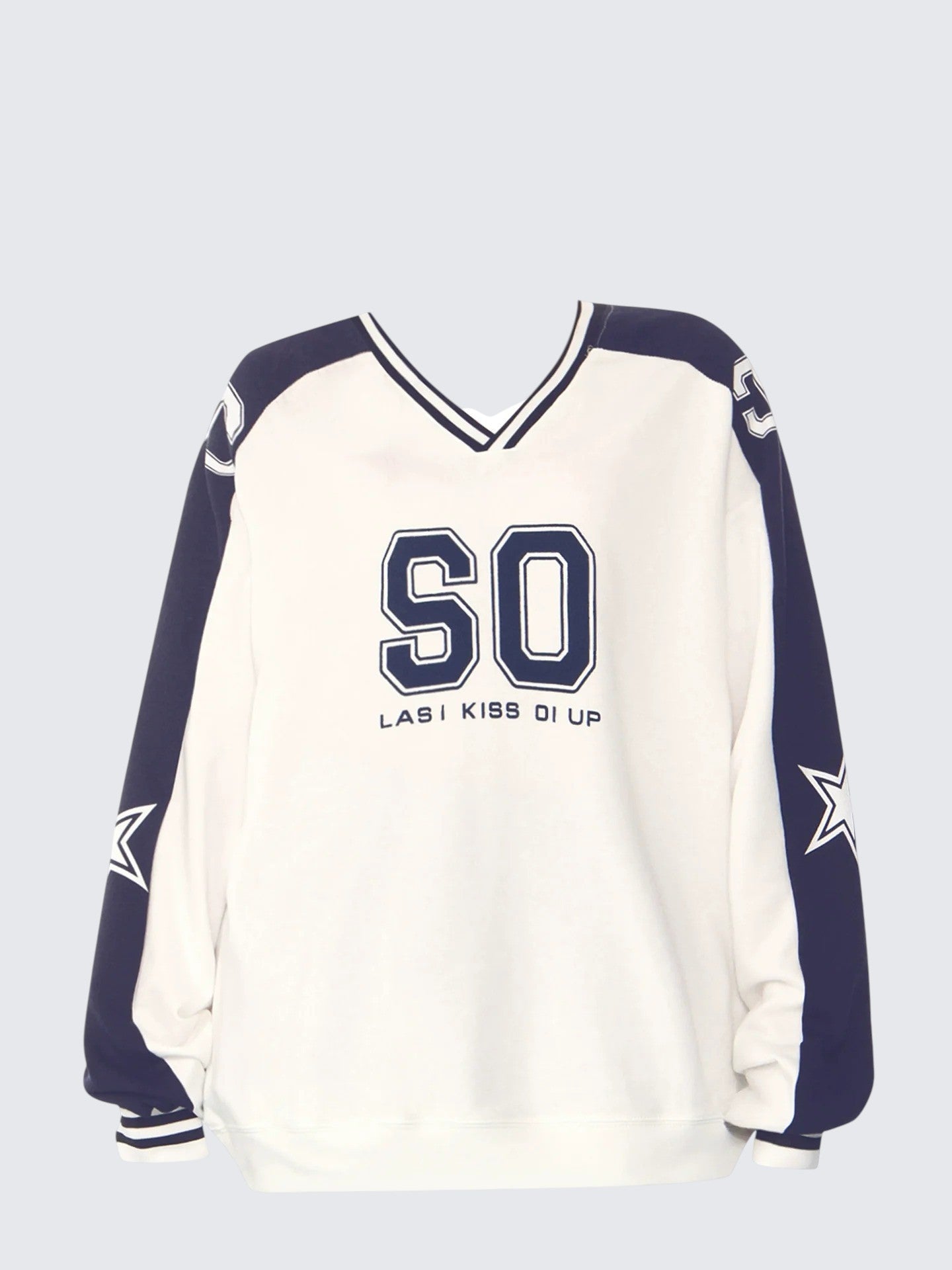 American Colorblock V-Neck Sweatshirt