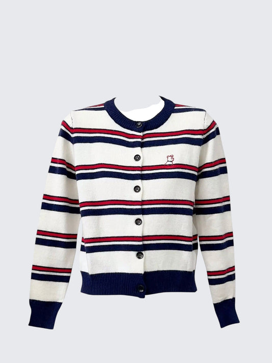 Striped Casual Cardigan Women