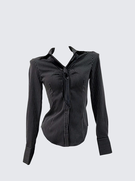 Slim Fit Stripe Shirt Women