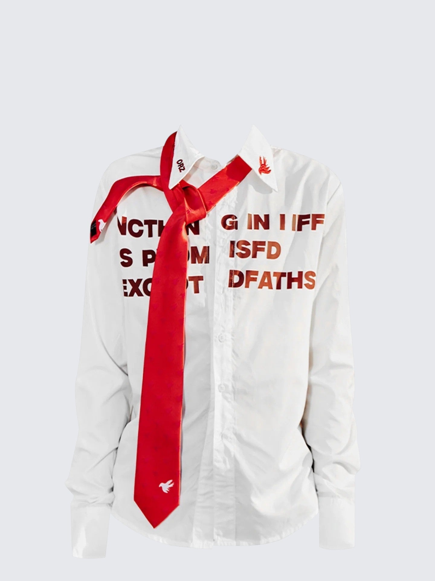 American Street Letter Print Polo Shirt