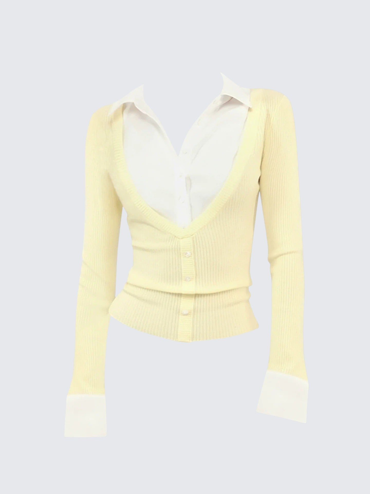 Patchwork Layered Knit Women