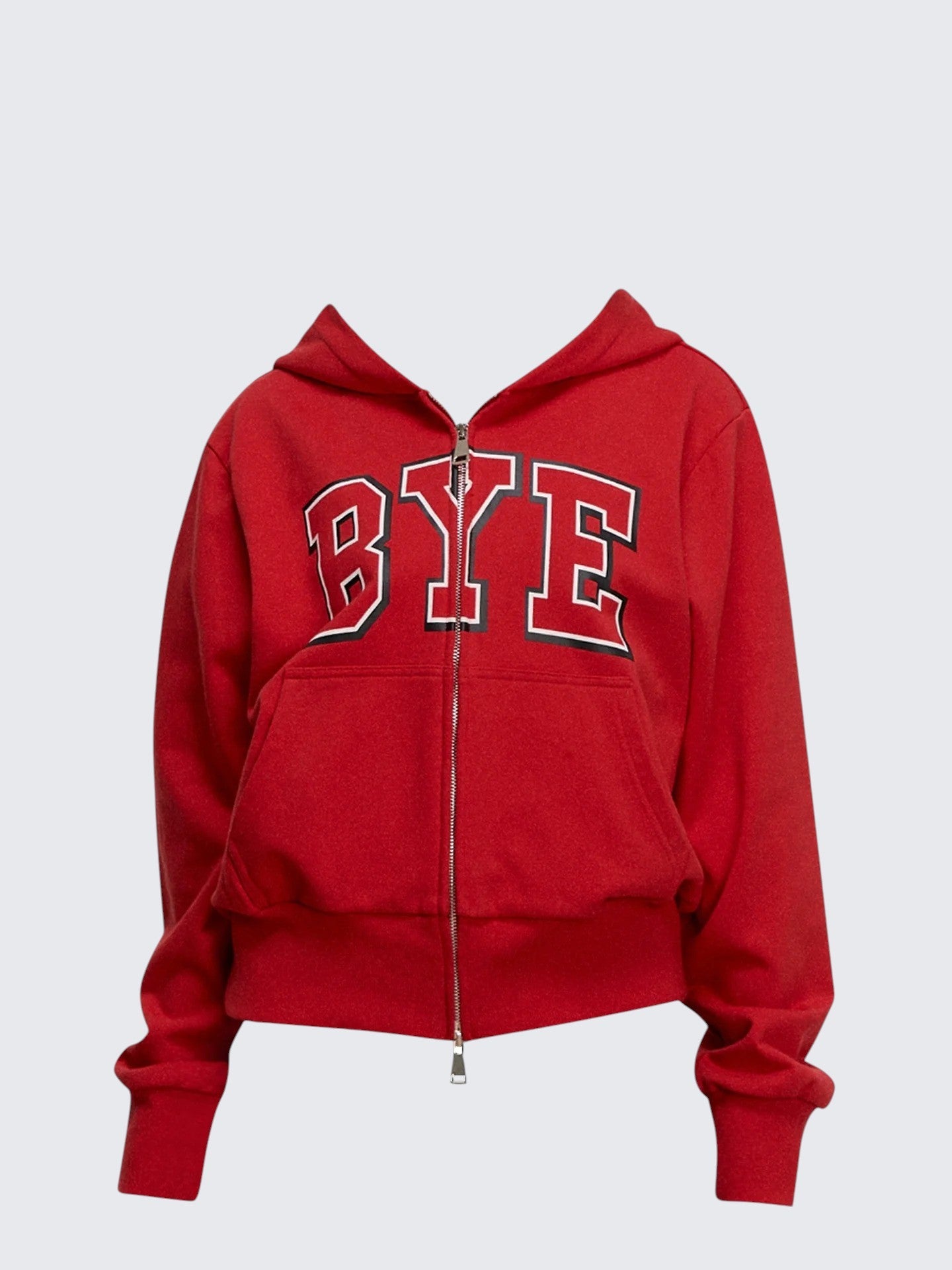 Red Zip Hoodie Women