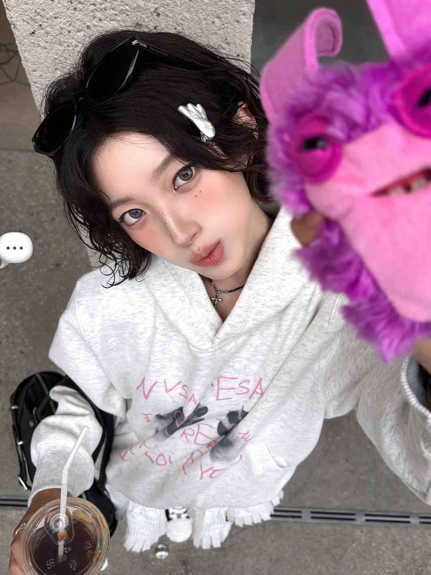 Retro Heavyweight Cat Paw Hoodie