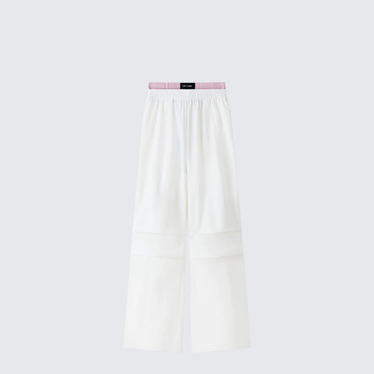 Layered Sporty Loose Pants