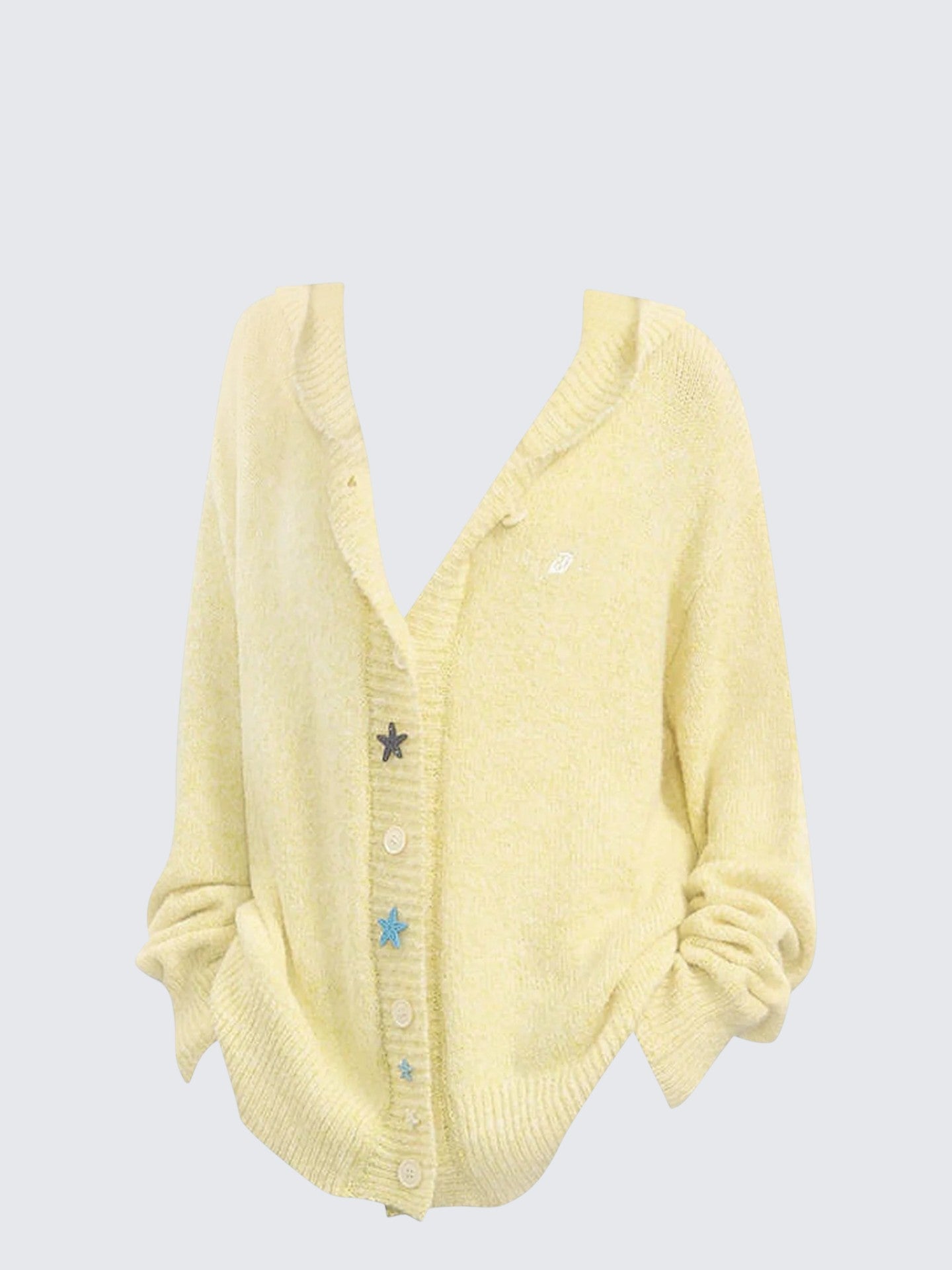 Lazy Style Hooded Knit Cardigan