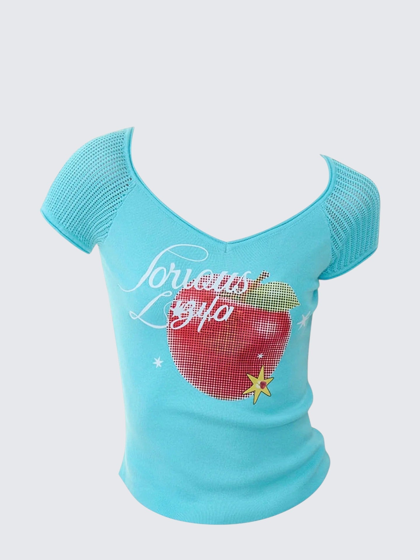 American Vintage Apple V-Neck T-Shirt