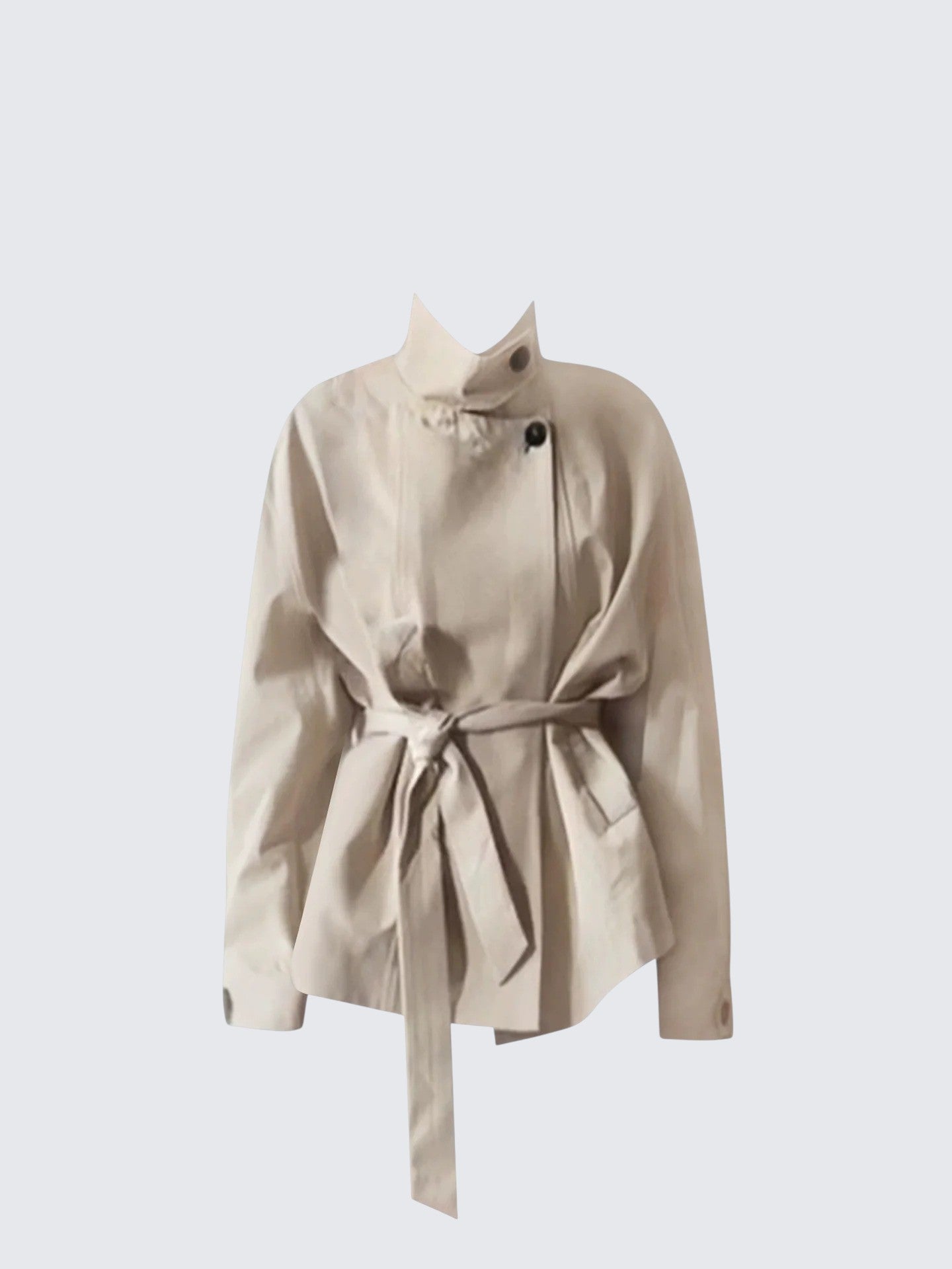 British Short Belted Trench Coat Women