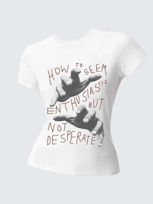 Handprint Cotton Tee