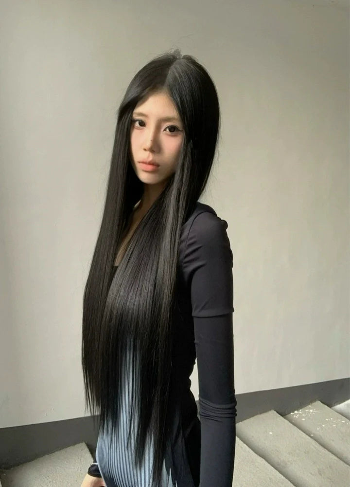 Black High-Stretch Printed Bodycon Maxi Dress