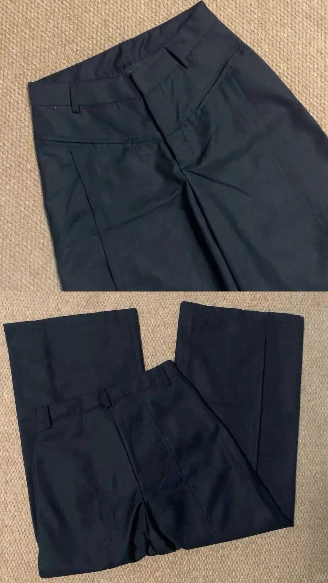 Black Lace Bandeau Top and Black Wide Leg Pants Y2K Two Pieces Sets - tutufox -