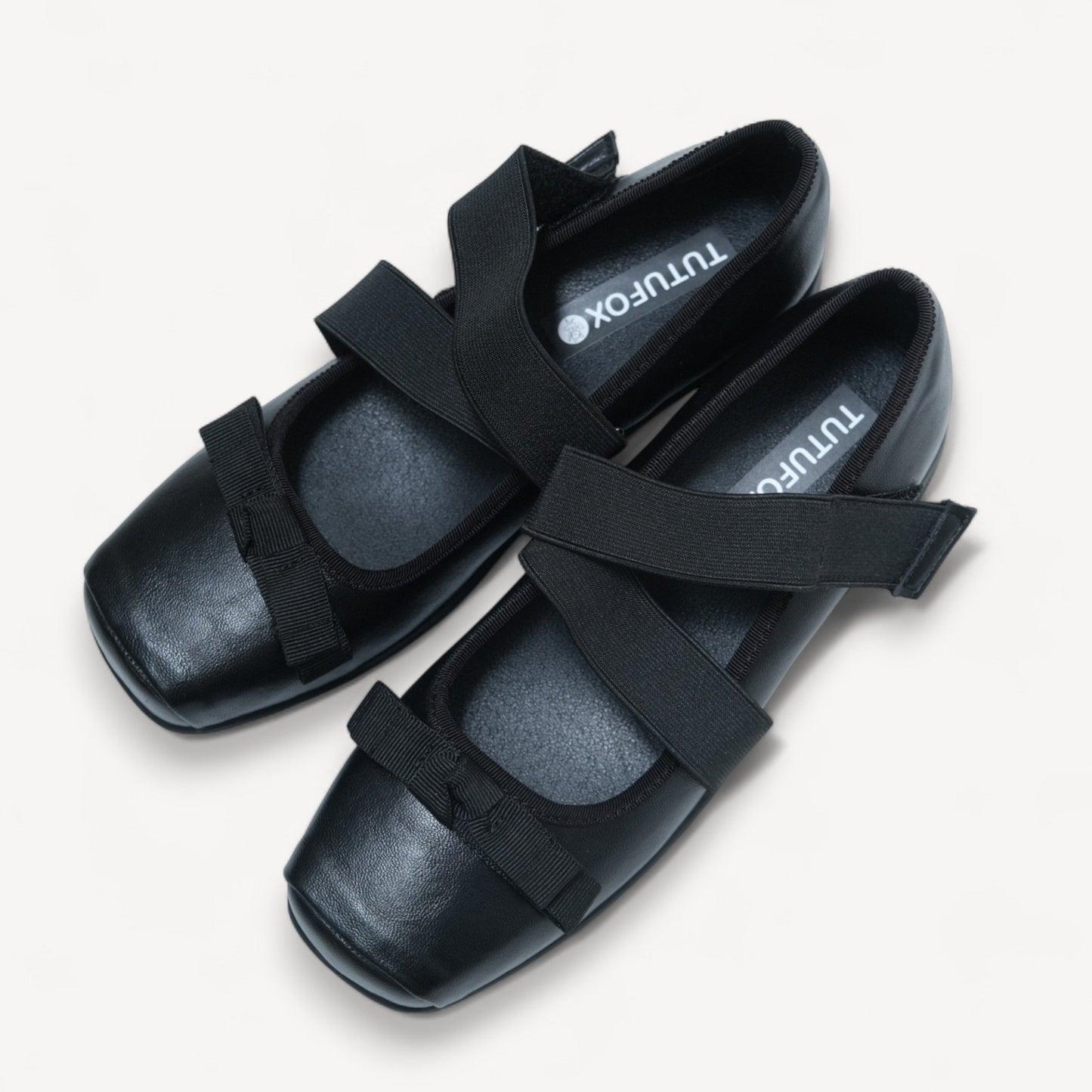 Black Moto Ballet Sneaker Mary Jane Tabi - tutufox - shoes