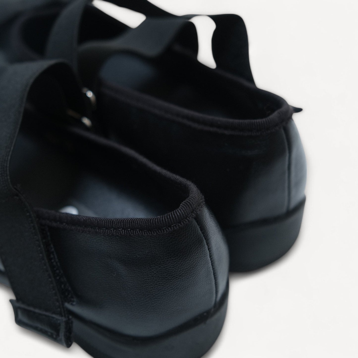 Black Moto Ballet Sneaker Mary Jane Tabi - tutufox - shoes