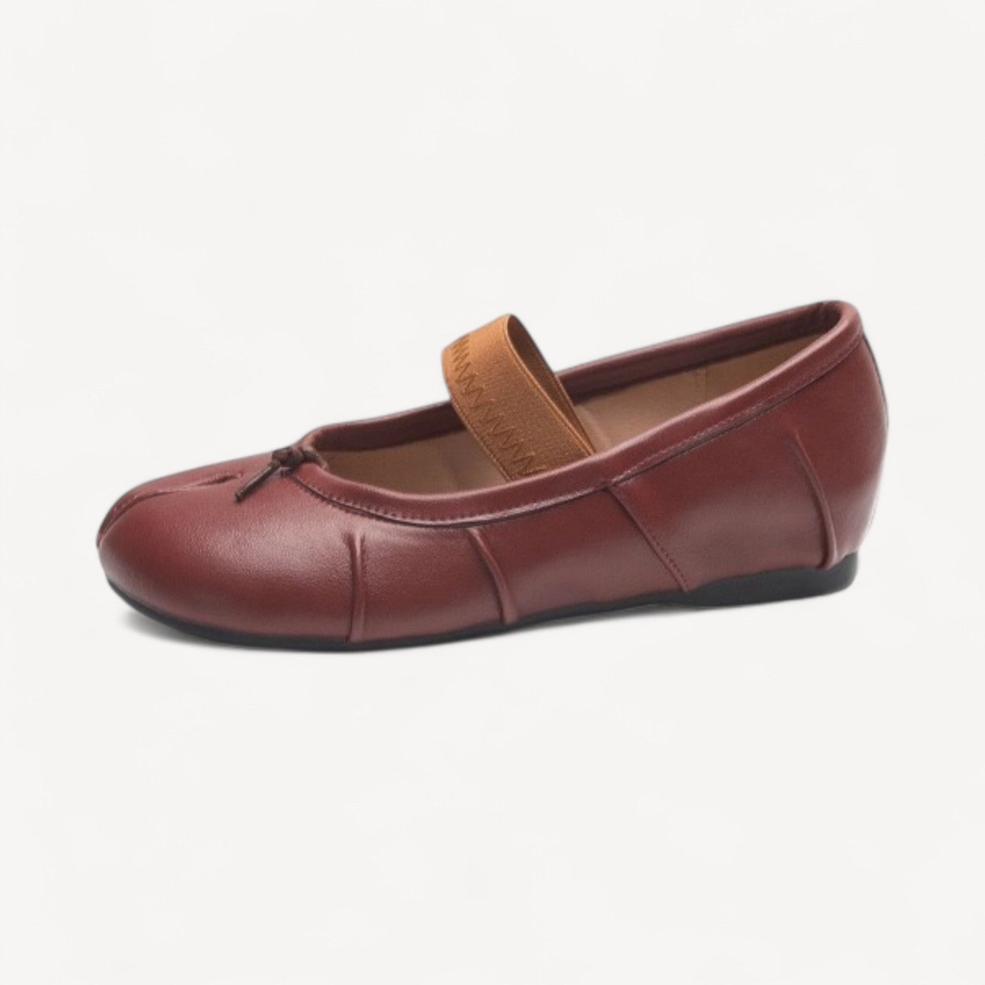 Burgundy Hidden - Wedge Split - Toe Shoes Elastic Tabi - tutufox - tabis