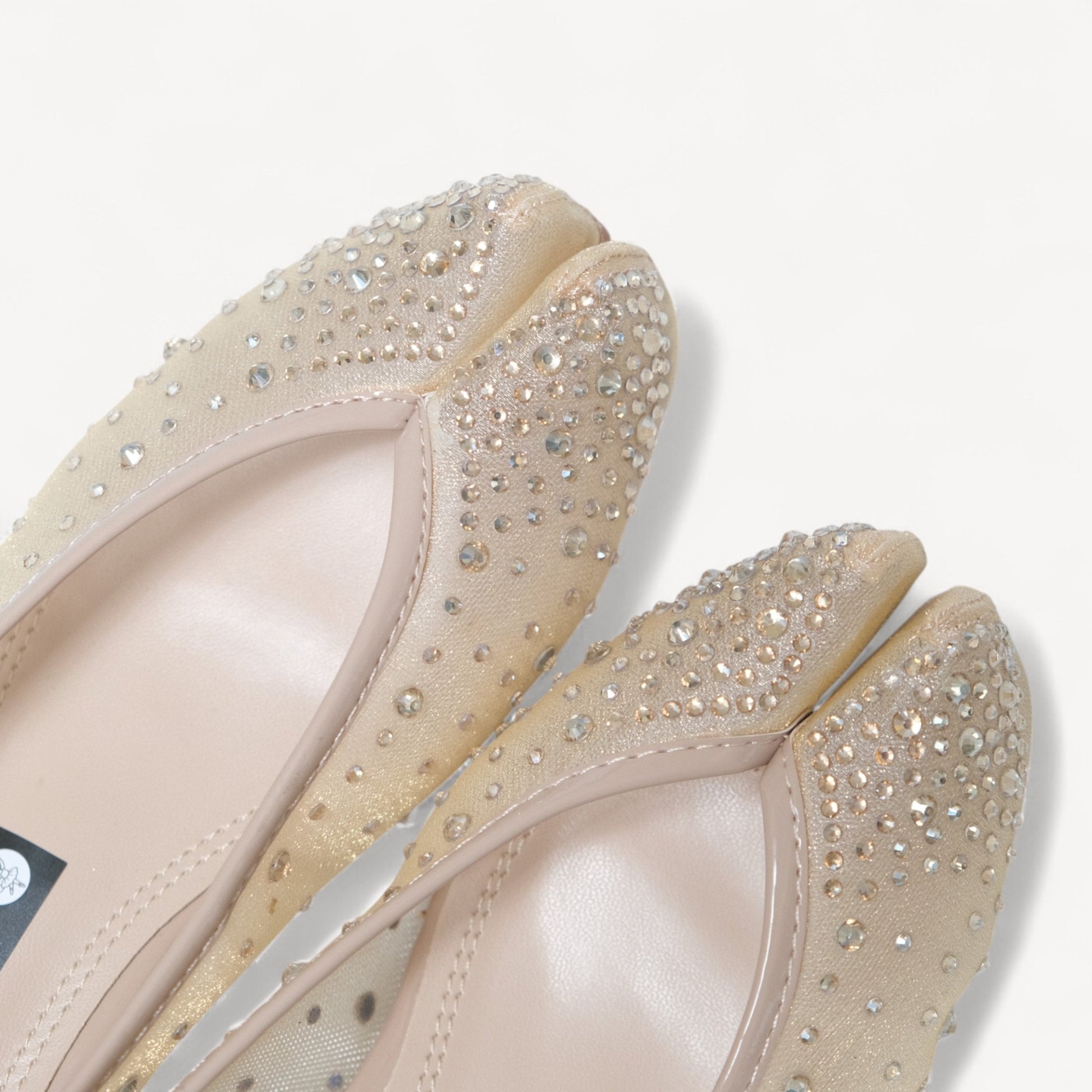 Champagne Soft Leather Pointed Split Toe Tabi - tutufox - tabis