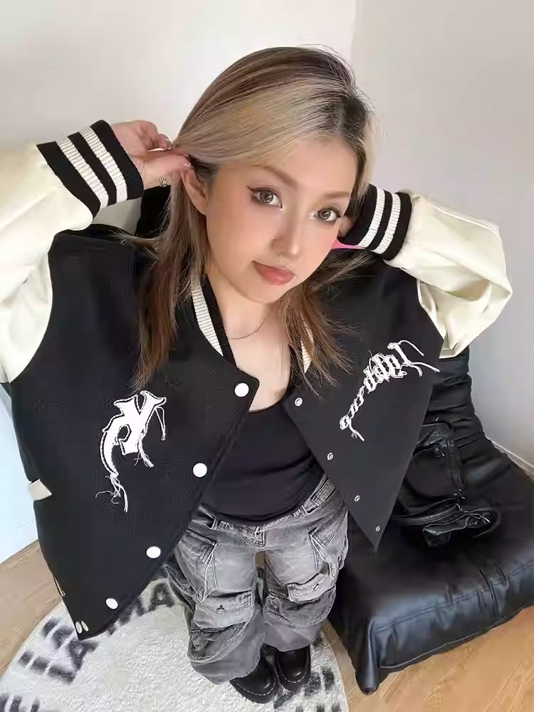 Oversize Baseball Jacket Women