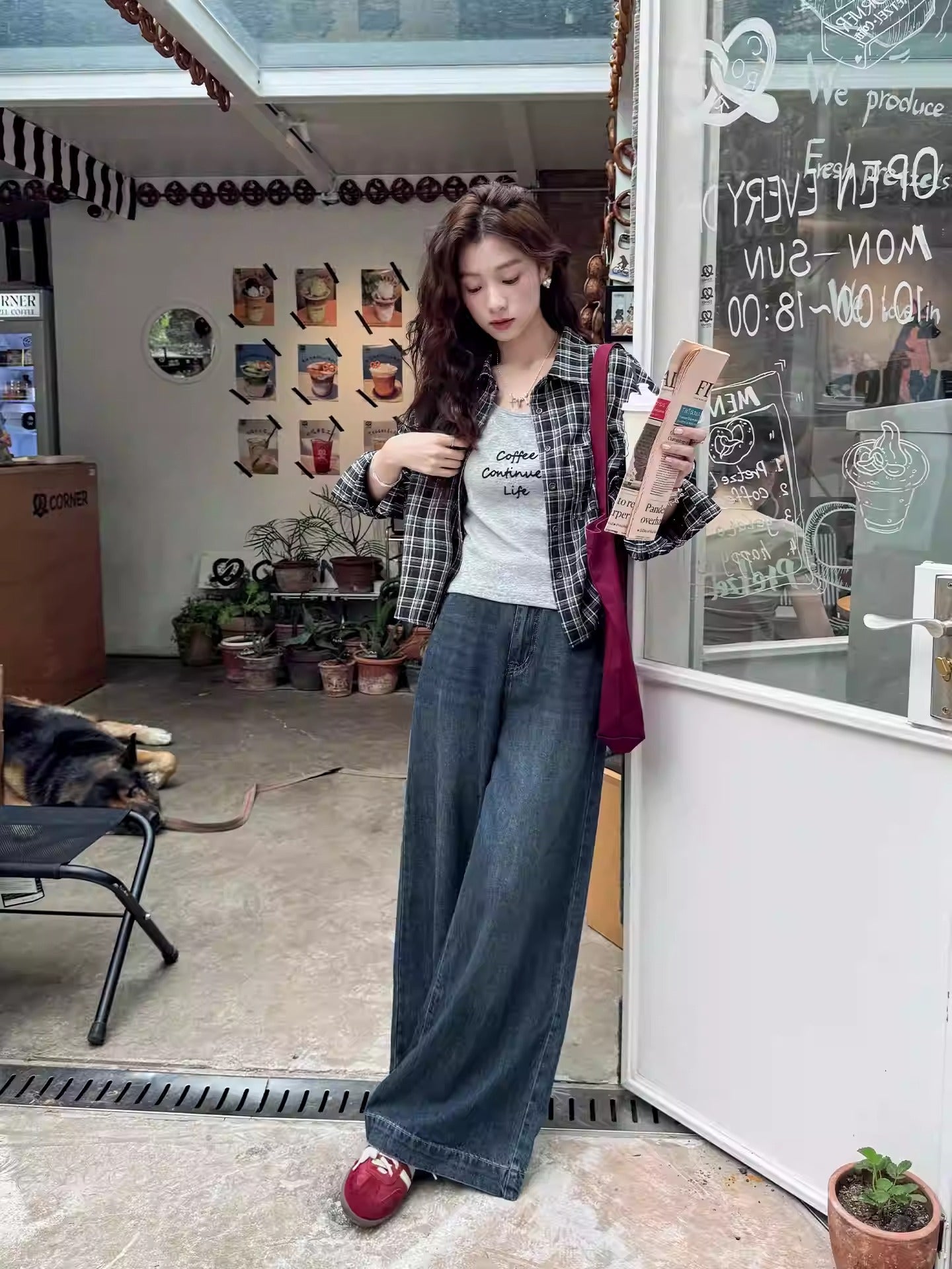 American Street Plaid Shirt Jacket