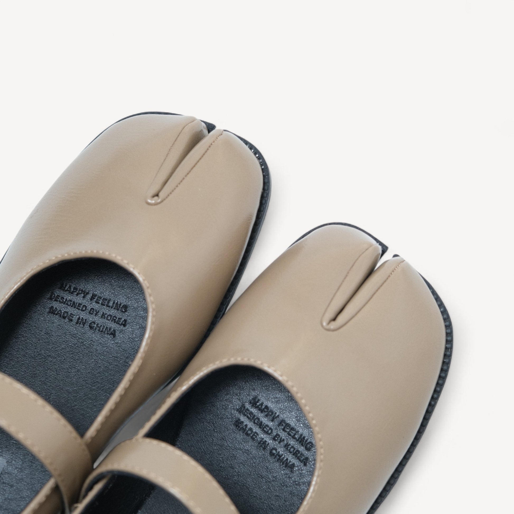 Khaki Sequin Split Toe Mary Jane Tabi - tutufox - tabis