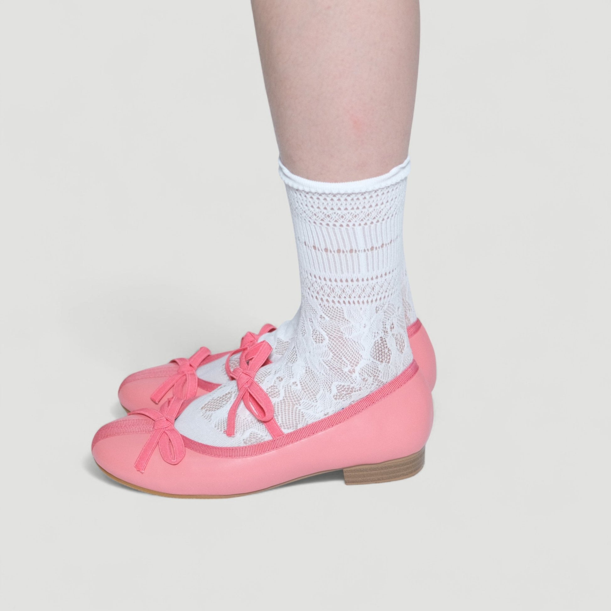 Pink Matte Almond Toe Ballet Flats - tutufox - shoes