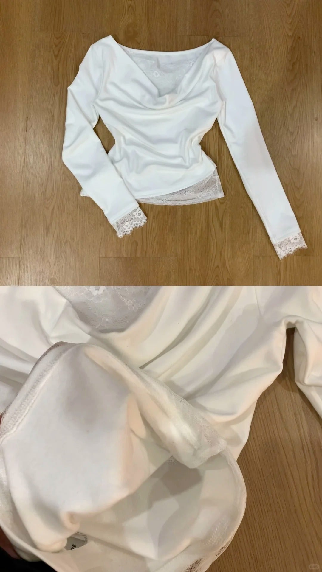 White Off - Shoulder Long Sleeve Top with Leopard Wide Jeans and White Fur Vest 3 - Piece Y2K Set - tutufox -