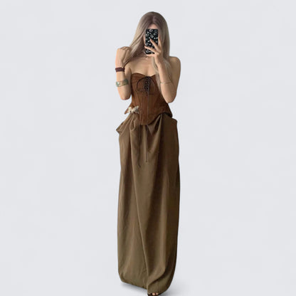 Leopard Crop Top and Black Shorts Y2K Two Pieces Sets