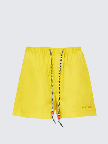 Yellow Drawstring Shorts