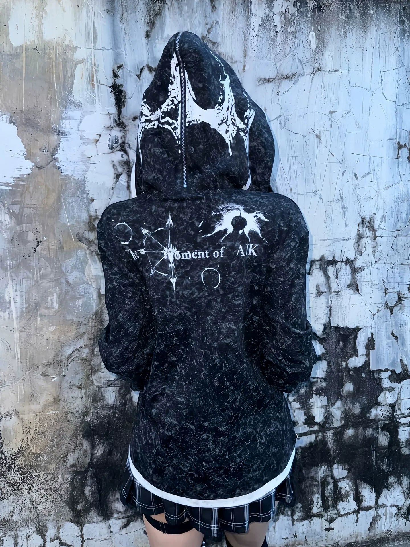 Punk Distressed Hoodie