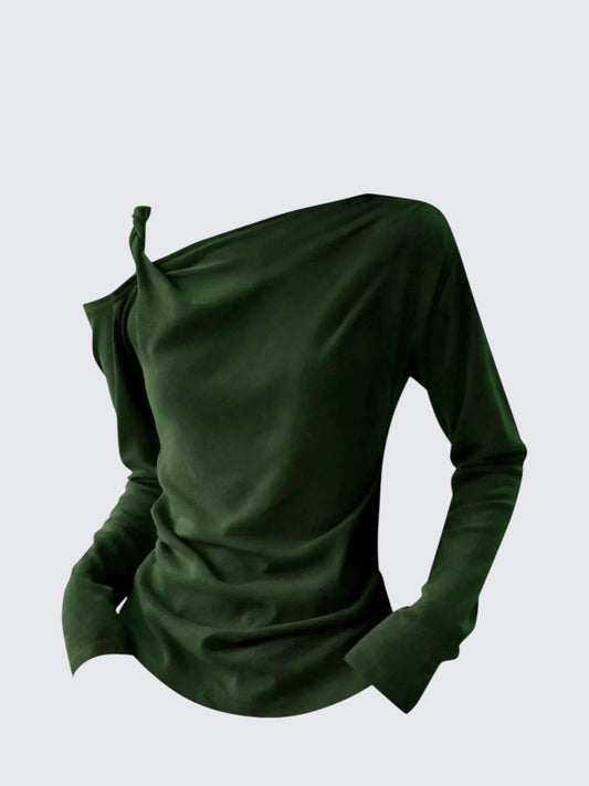 Vintage Twist Shoulder Tee