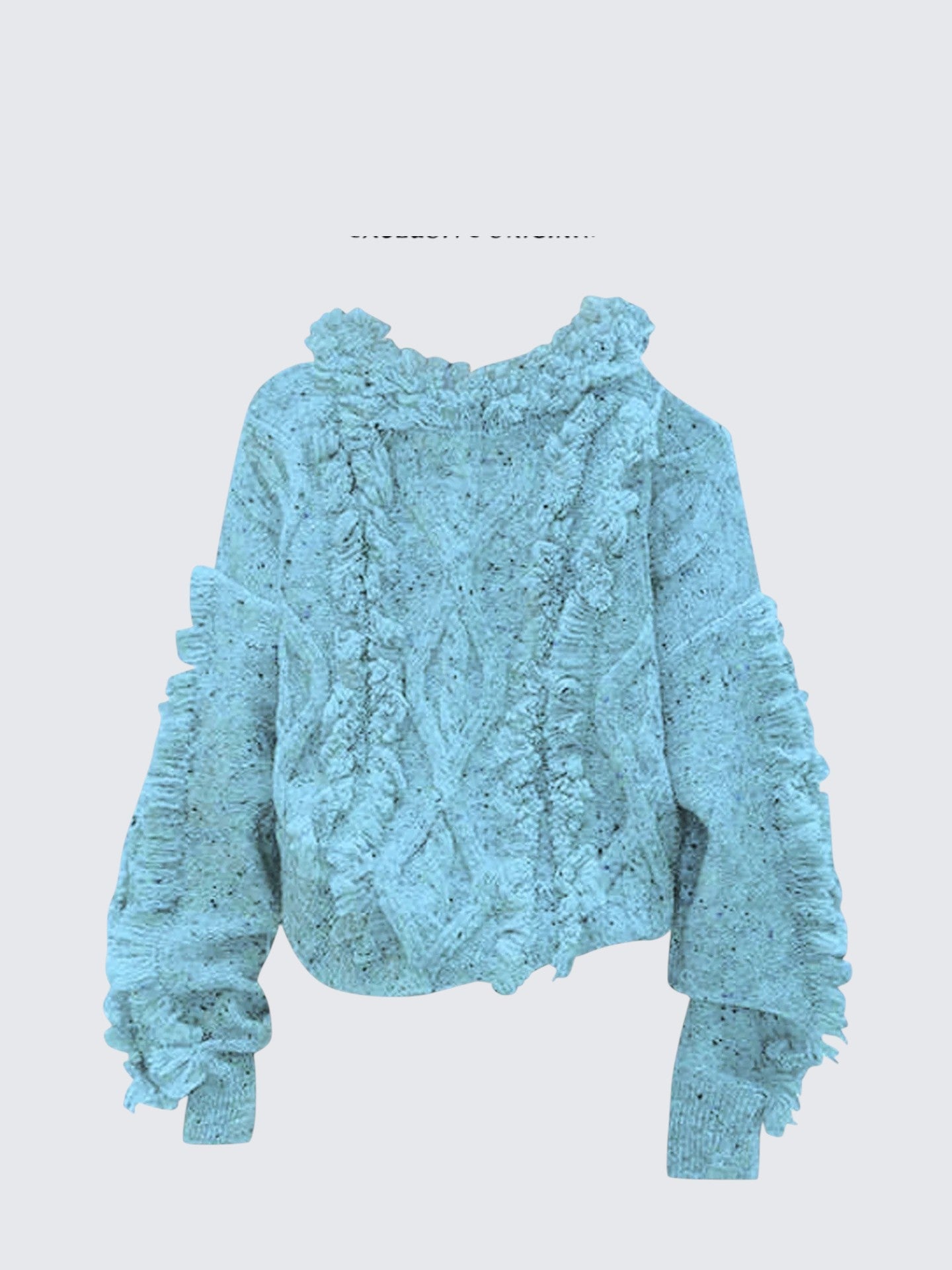 Dopamine Off-Shoulder Fringe Knit