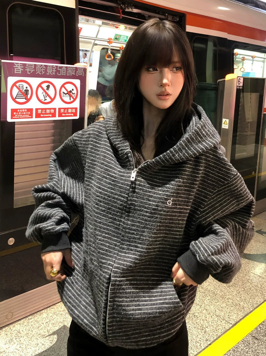 Retro Fleece Lined Hoodie