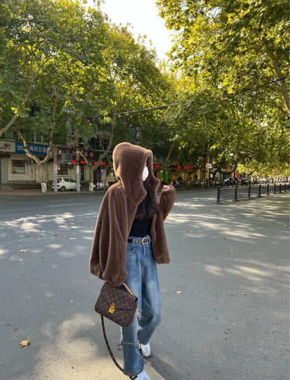 Mink Faux Fur Eco Coat