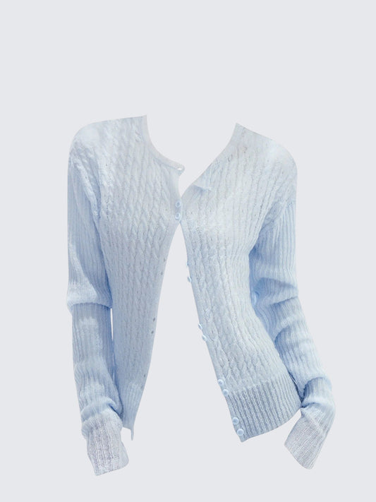 Thin Knit Cardigan