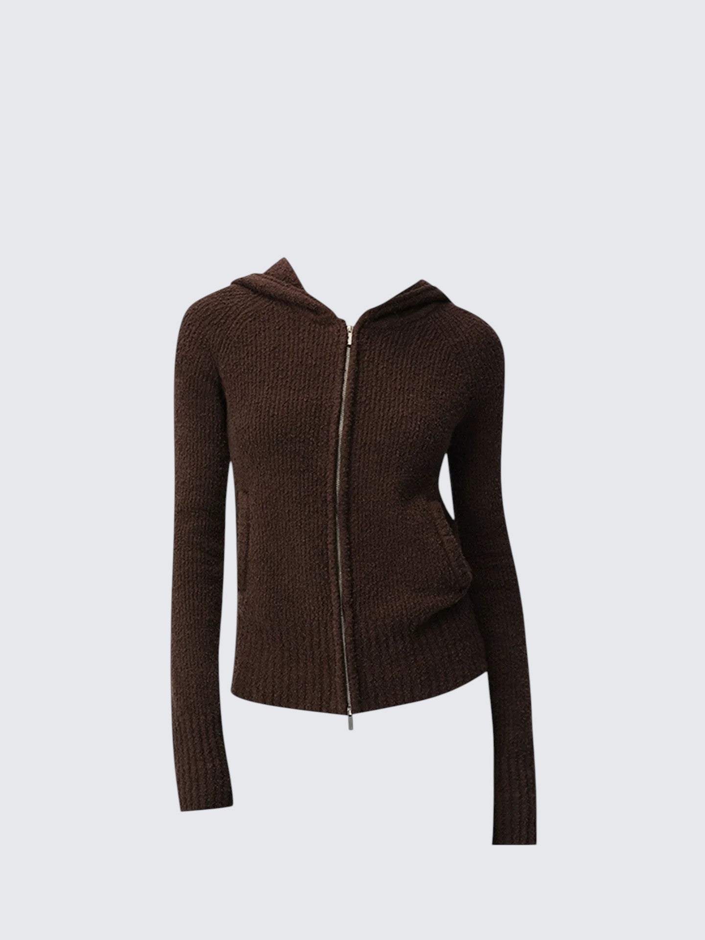 Vintage Dual Zip Hooded Cardigan